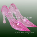 Pink Crystal High Heel Wedding Shoes